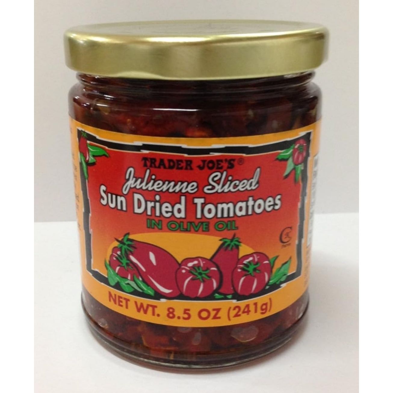 Julienne Sliced Sun Dried Tomatoes 8.5oz