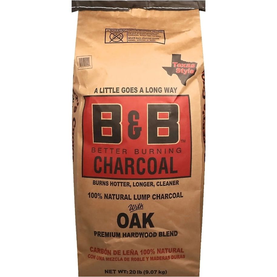 B&B Oak Lump Charcoal, 20 Lb