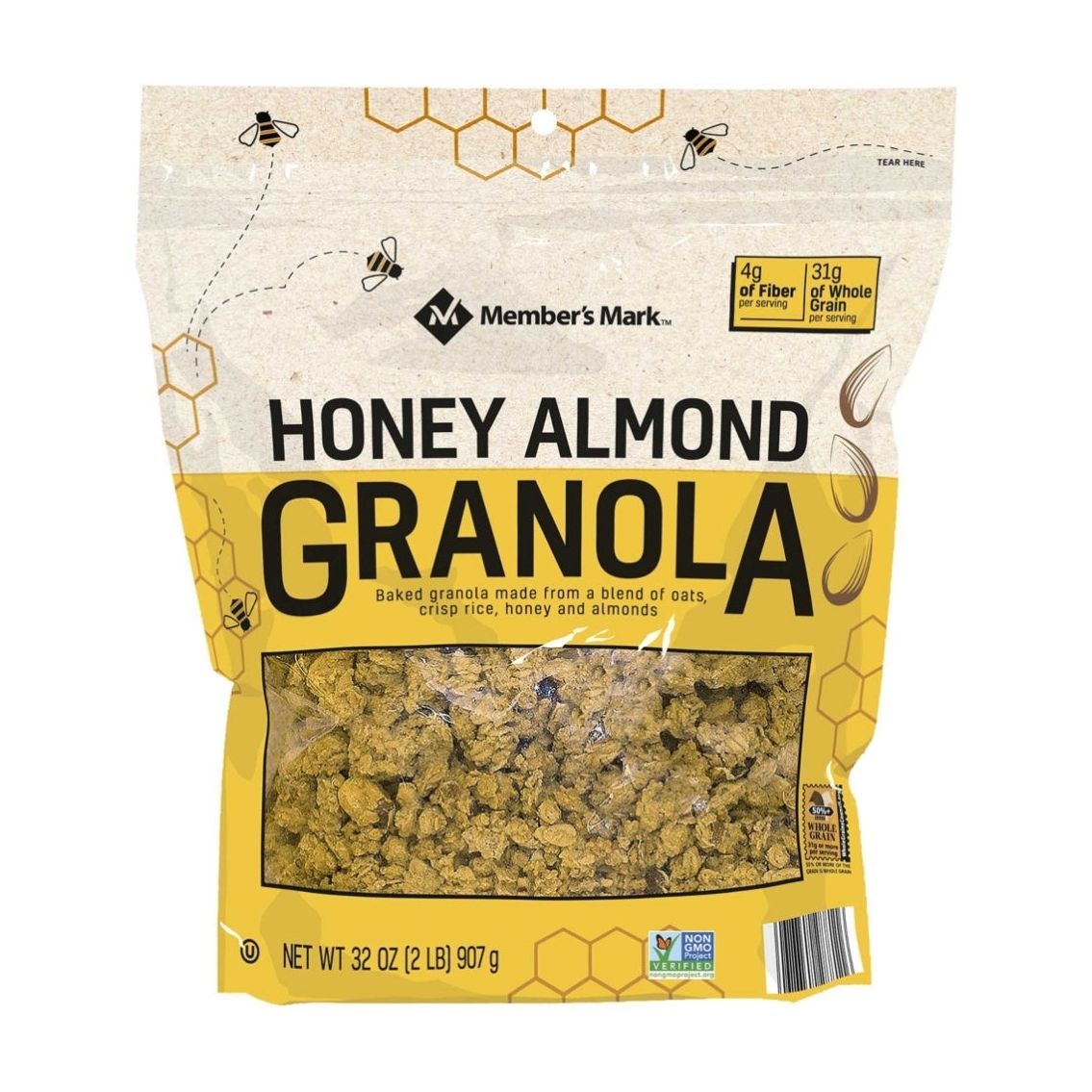 MM Honey Almond Granola, 32 Oz