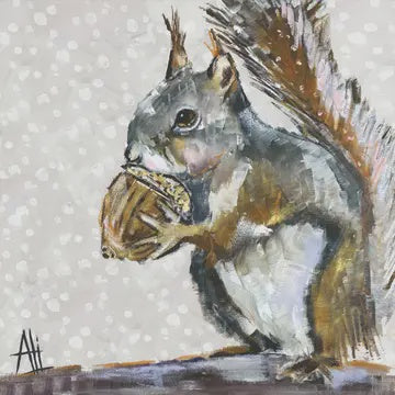 Napkins Cocktail Squirrel Portrait, 20 ct