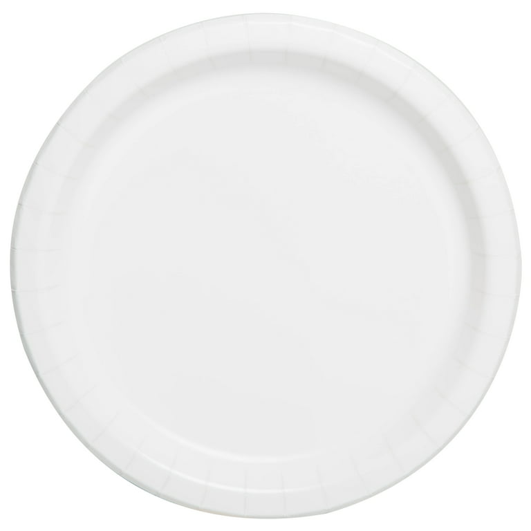 Party! White Paper Plates, 7x7, 30 Ct