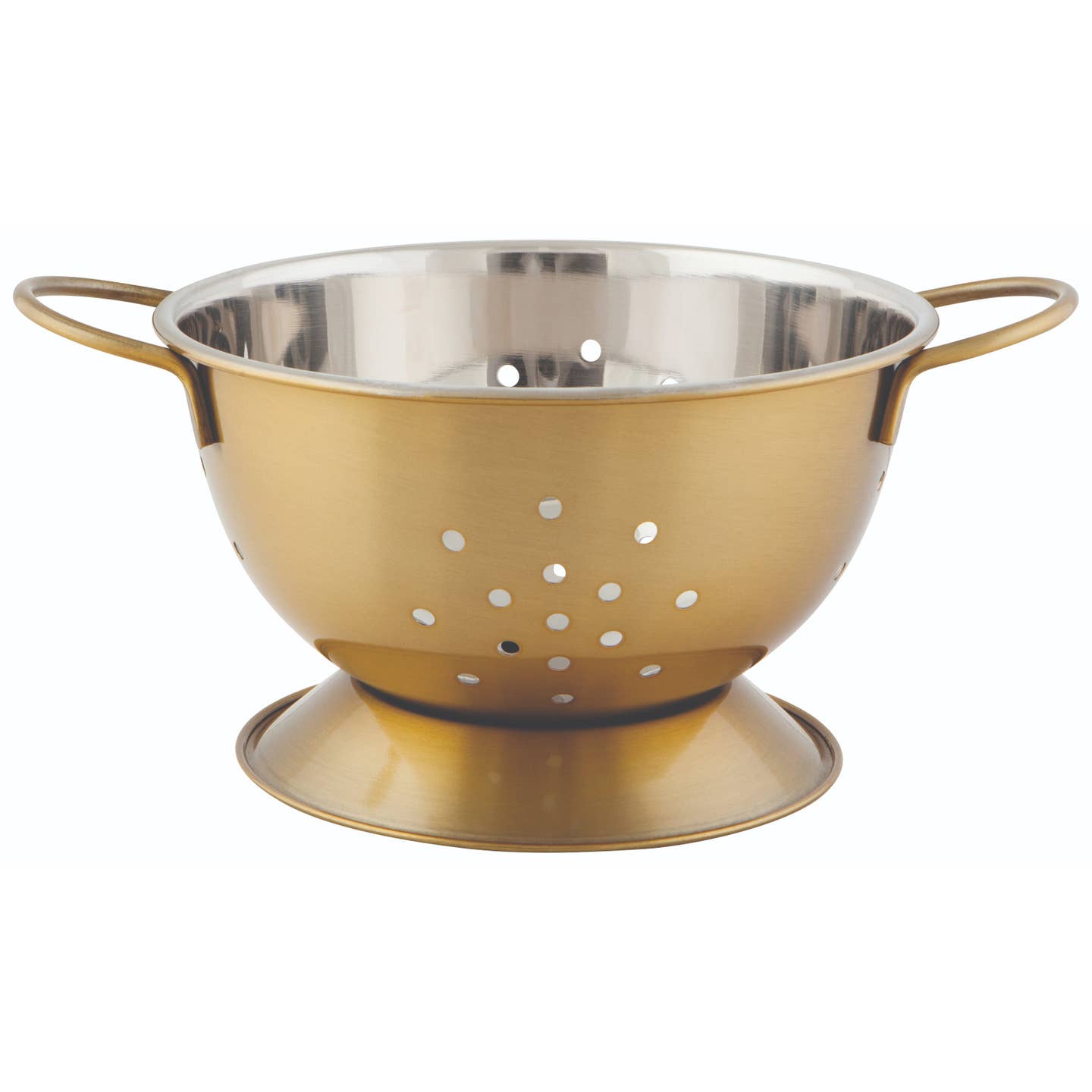 Stainless Steel Gold Colander Small