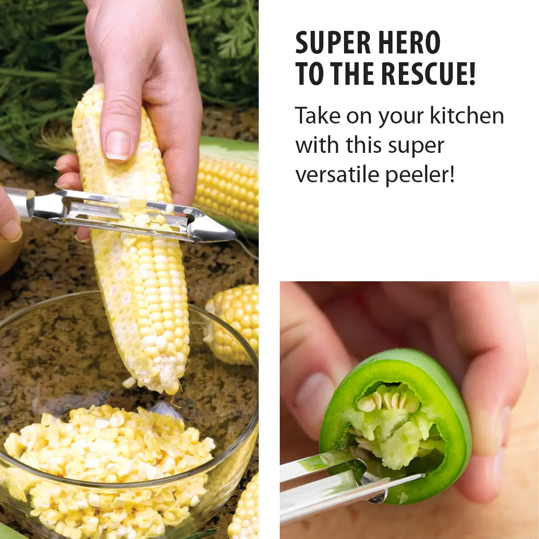 Black Deluxe Vegetable Peeler