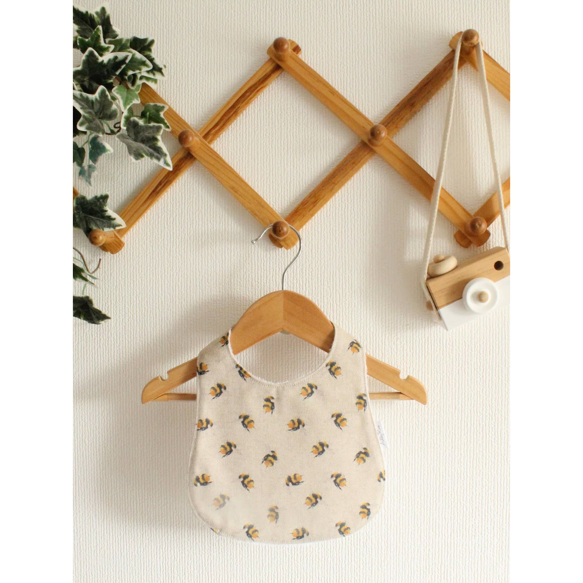 Ashley Rose Bumble Bee Print Bib