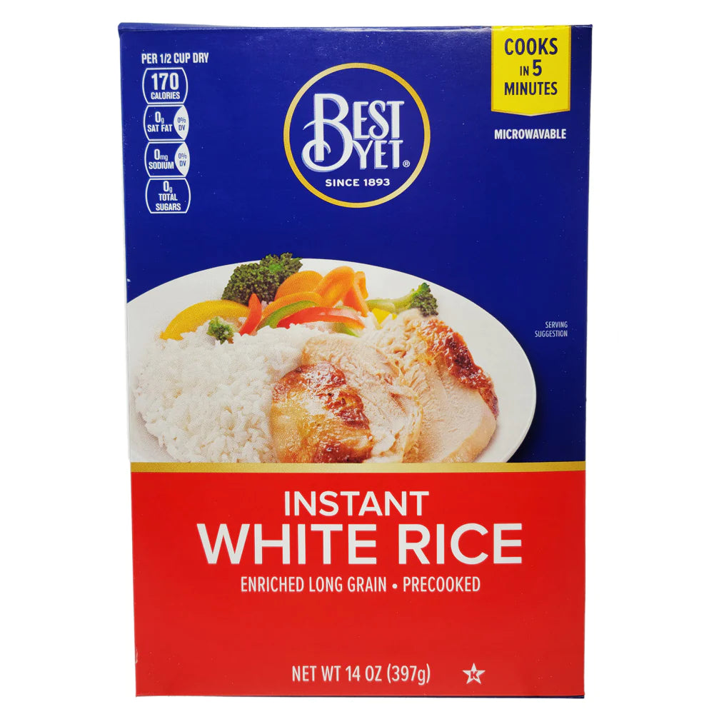 Best Yet Instant Long Grain Rice, 14 Oz