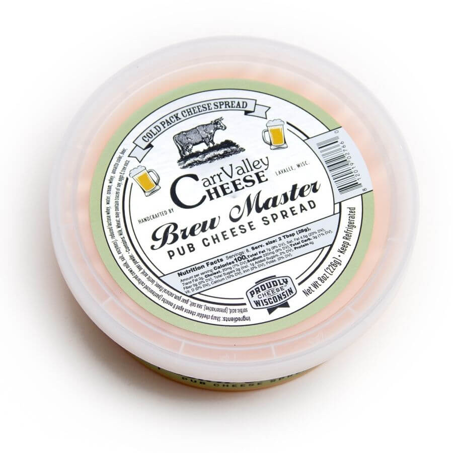 Carr Valley Brew Master Pub Cheese Spread, 8 Oz