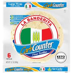 La Banderita Carb Counter Tortillas, 16 Ct Wraps