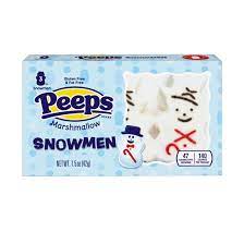 Peeps Marshmallow Snowmen,  3 Ct