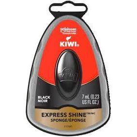 Kiwi Express Shine Sponge Black, 1 Ct