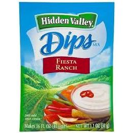 Hidden Valley Fiesta Ranch Dip Mix, 1 Oz