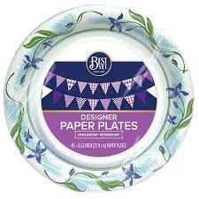 Best Yet Paper Plates, 8.75 In, 45 Ct