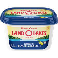Land O Lakes Spreadable Butter with Olive Oil and Sea Salt, 13 Oz