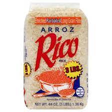 Rico Long Grain Parboiled Rice, 3 Lbs