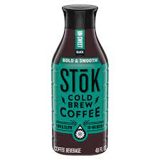 StoK Bold & Smooth Un-Sweet Cold Brew Black Coffee, 48 Oz