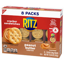 Nabisco Peanut Butter Ritz Cracker Sandwiches, 1.38 Oz, 8 Ct