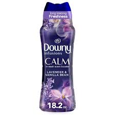 Downy Infusion In Wash Scent Booster Crystals Calm - Lavender & Vanilla Bean, 18.2 Oz