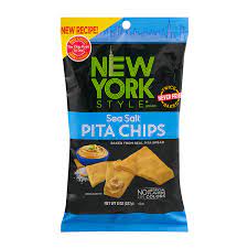 New York Style Sea Salt Baked Pita Chips, 8 Oz