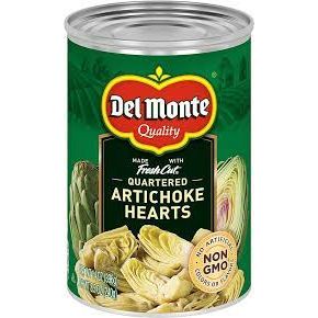 Del Monte Artichoke Hearts Quartered, 14 Oz