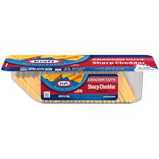 Kraft Cracker Cuts Sharp Cheddar Cheese Slices, 24 Ct