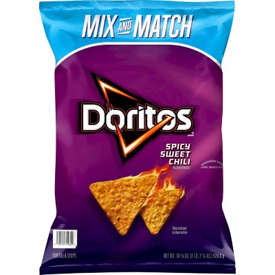 Doritos Spicy Sweet Chili Tortilla Chips, 18.38 Oz