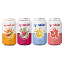 Spindrift Sparkling Water, 4 Flavor Variety Pack, 12Fl Oz (Pack of 20)