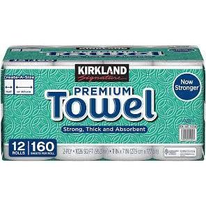 Kirkland Premium Paper Towel 12 Ct, 1 Case