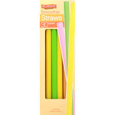 Acadian Trading Smoothie Straws, 30 Ct