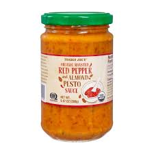 Organic Roasted Red Pepper and Almond Pesto Sauce