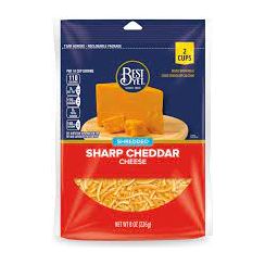 Best Yet Shredded Sharp Cheddar Cheese, 8 Oz