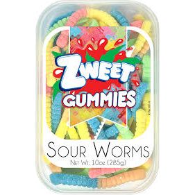 Zweet Sour Worms, 10 Oz