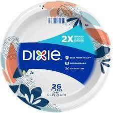 Dixie Everyday Paper Plates, 10 In, 26 Ct