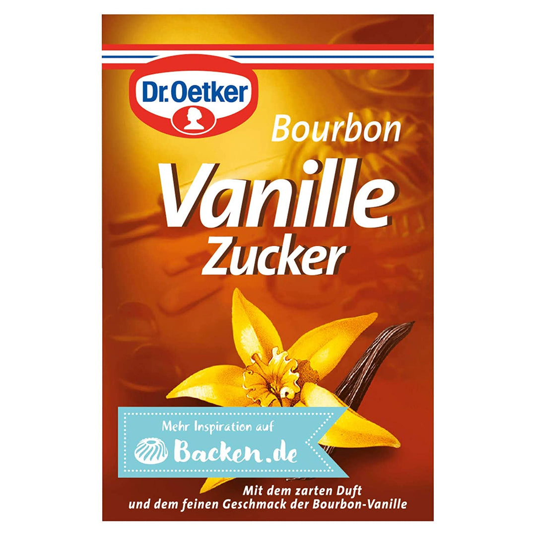 Dr. Oetker Bourbon Vanilla Sugar, 8 G