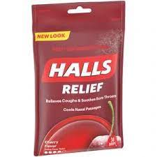 Halls Cherry Flavor, 30 Ct