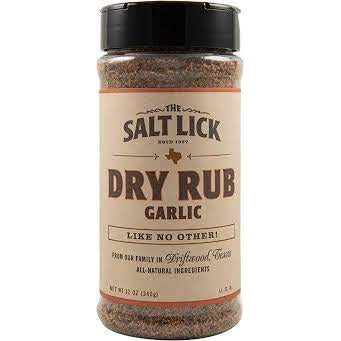 Salt Lick Dry Rub Garlic, 12 Oz