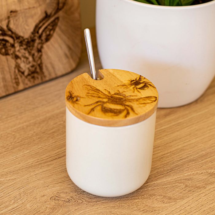 Selbrae House Jar & Spoon Set - Bee