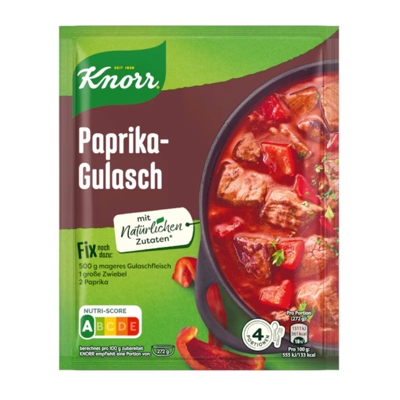 Knorr Fix For Bell Pepper Goulash Hungarian Style