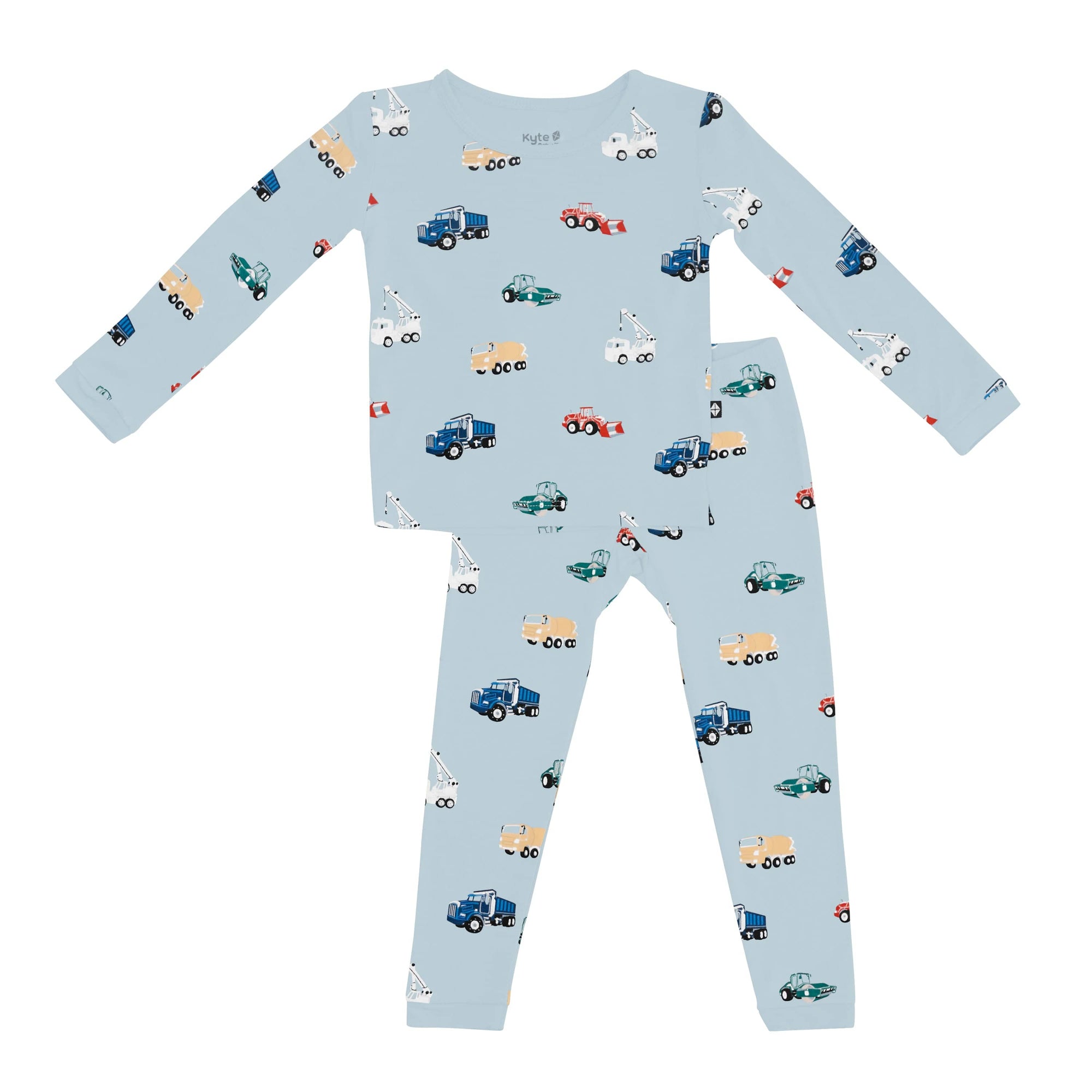 Kyte Baby Long Sleeve Pajamas in Construction / 3T