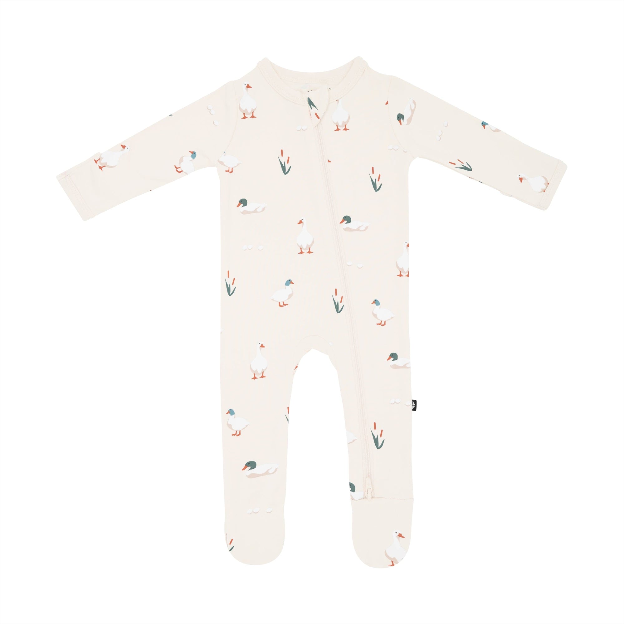 Kyte Baby Zippered Footie in Duck / 12-18 months