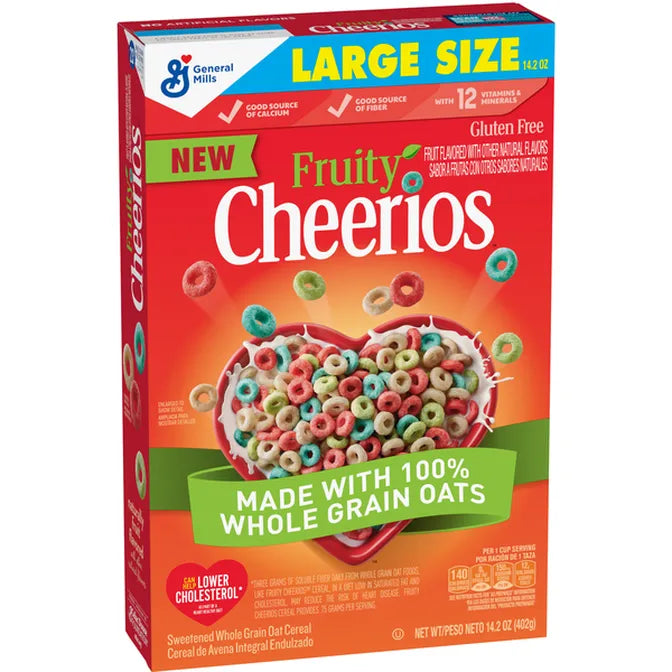 General Mills Fruity Cheerios Cereal, 14.2 Oz