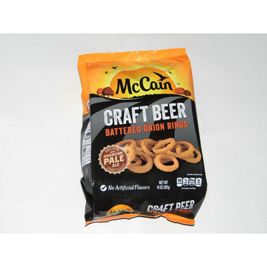 McCain Craft Beer Battered Onion Rings, 14 Oz