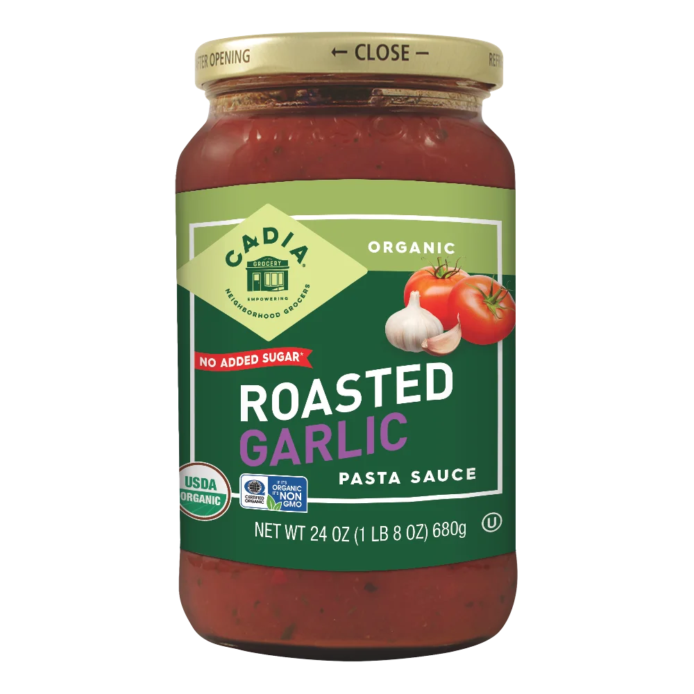 Cadia Organic Roasted Garlic Pasta Sauce, 24 Oz