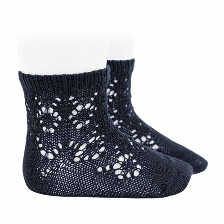 Condor Textured Anklet Navy Sock