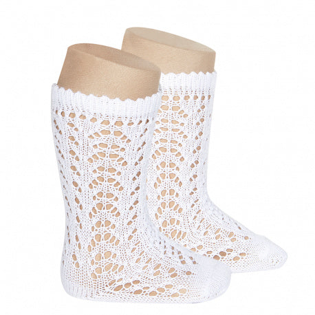 Crochet Socks - White / 1