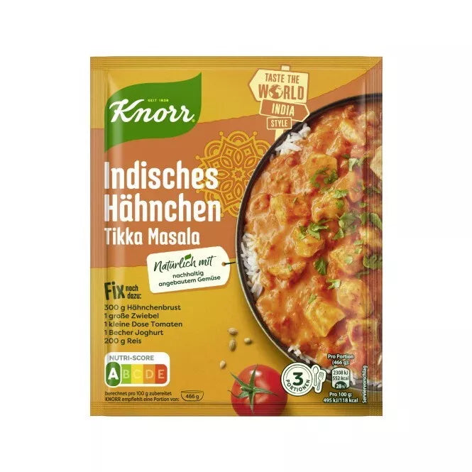 Knorr Fix For Indian Style Chicken Tikka Masala