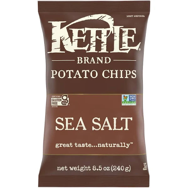 Kettle Brand Potato Chips Sea Salt, 7.50 Oz