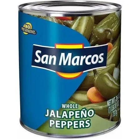 San Marcos Whole Jalapeno Peppers, 25.9 Oz