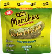 Mt Olive Munchies Kosher Dill Chips, 4.8 Oz