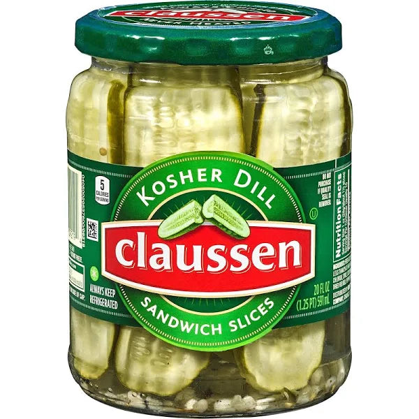 Claussen Kosher Dill Sandwich Slices, 20 Oz