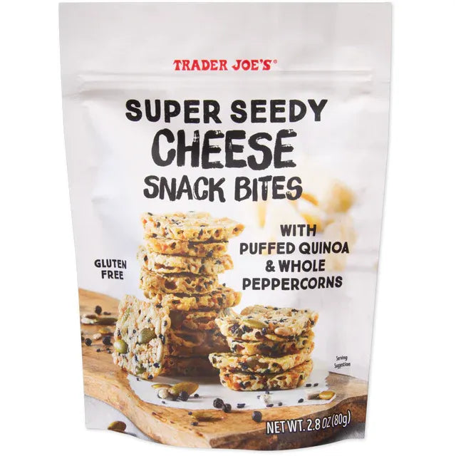 Super Seedy Cheese Snack Bites, 2.8 Oz