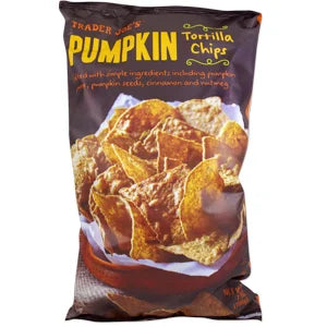 Pumpkin Tortilla Chips, 7 Oz